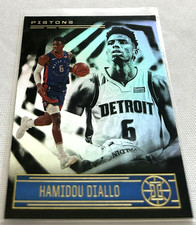 2020-21 Panini Illusions Basketball Hamidou Diallo Detroit Pistons base card #85
