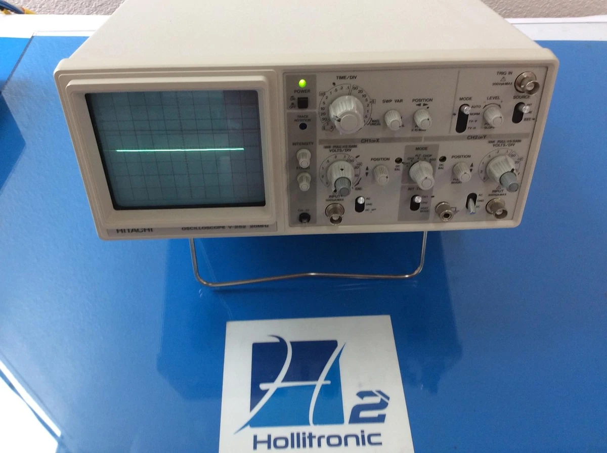 Осциллографы и вектороскопы Hitachi аналоговые 20 349 МГц