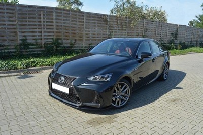 Maxton Design Frontlippe V.1 passend für Lexus IS Mk3 FL F-Sport schwarz Hochgla