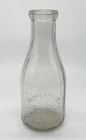 Vintage Litchfield Creamery Milk Products 1 Qt Glass Milk Bottle Litchfield IL