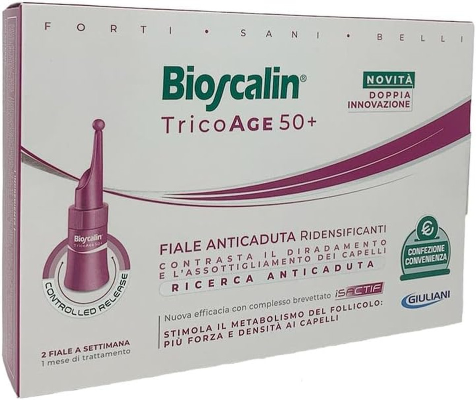 Tricoage 50+ Donna: Capelli Wow in 1 Mese! | 8 Fiale Anticaduta