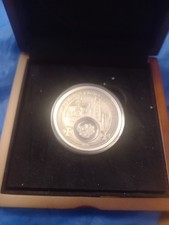 THE ST EDWARDS CROWN ONE ONCE  SILVER CION DIAMOND  CERTIFICATE