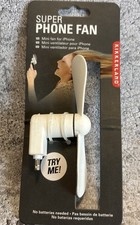 IPHONE Kikkerland SUPER PHONE FAN / White / NEW