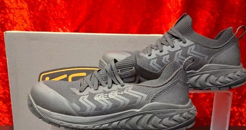 KEEN Utility Arvada Shift Women’s 8.5M Black/Magnet Comp Toe Work Sneakers NIB