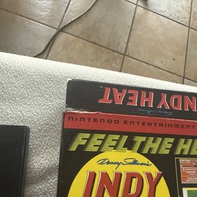 COMPLETO Danny Sullivan's INDY HEAT Nintendo NES manuale CIB BOX cartuccia RACING