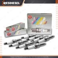 8 x NGK Laser Iridium Spark Plugs fits Maserati Quattroporte 3.8L V8 2014-On