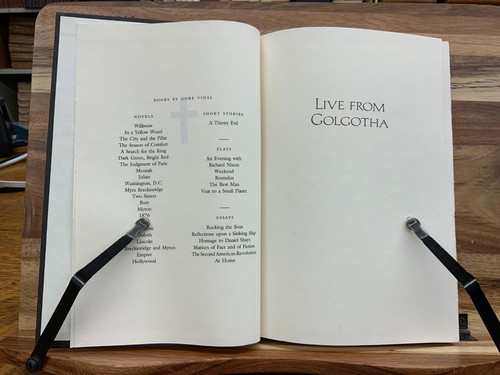 1992 Live from Golgotha 1st Edition SIGNED by Author Gore Vidal Original Jacket - Picture 10 of 19