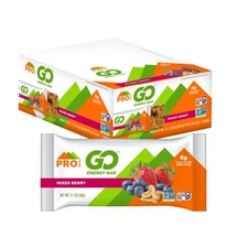 Mixed Berry Energy Bar 12 Pack Healthy Snack Natural Ingredients Delicious Taste