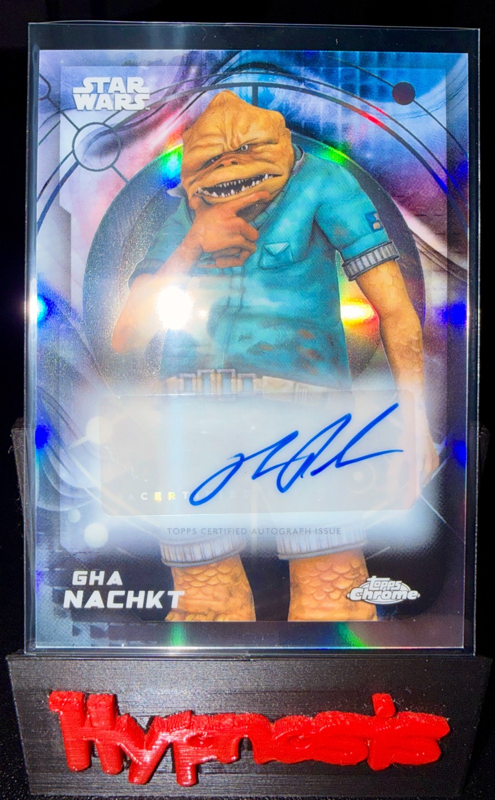 2026 Topps Chrome Star Wars Gha Nachkt Auto Refractor! #A-ROP view 1