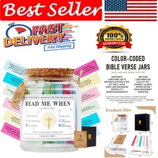 90 Inspirational Bible Verses Jar - Perfect Christian Gift for Birthdays  More