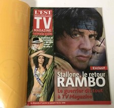 ► TV MAGAZINE- Novembre  2008 - SYLVESTER STALLONE - RAMBO - KAREN CHERYL