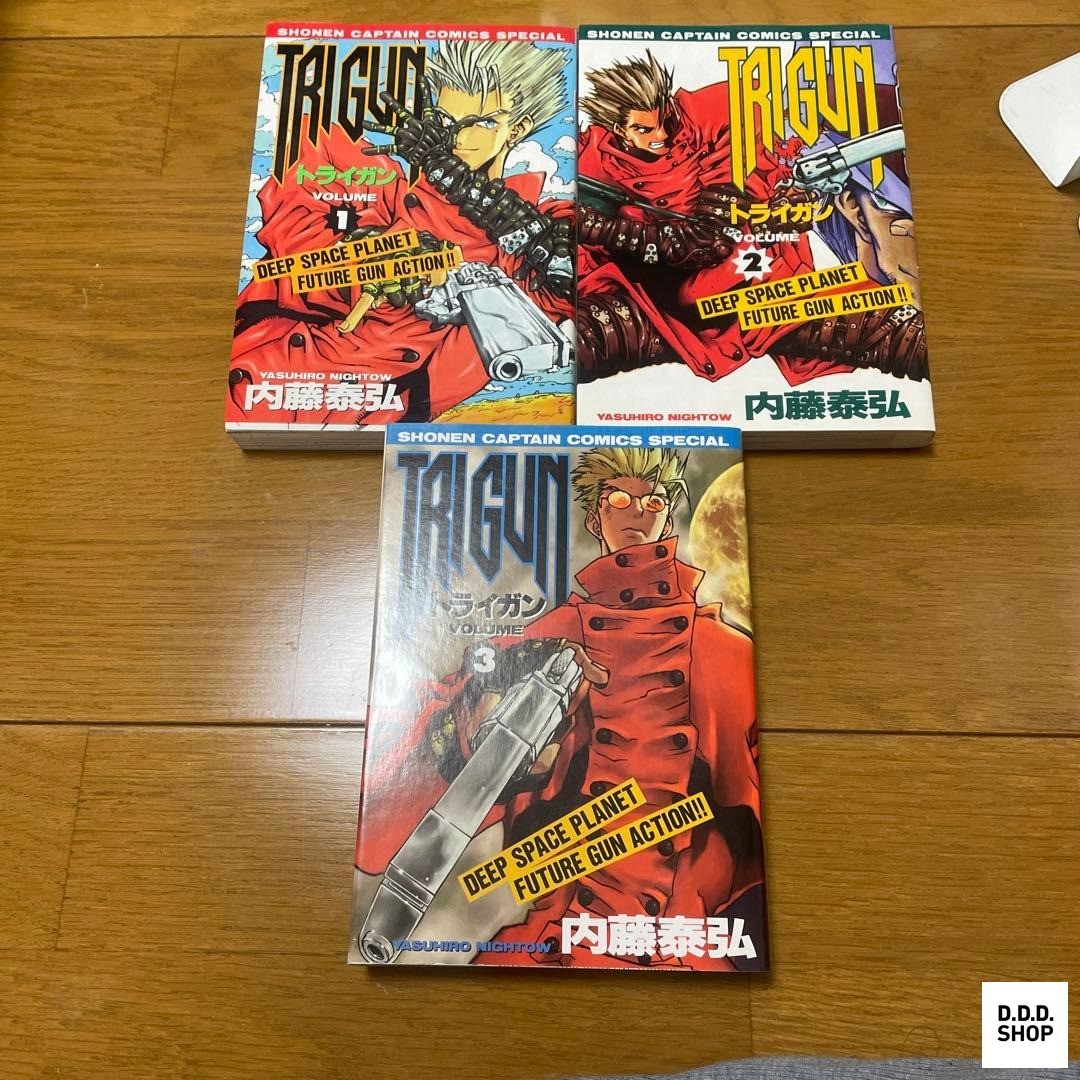 Trigun Manga Vol.1-3 Complete Full Set Whole Volume Original Comic