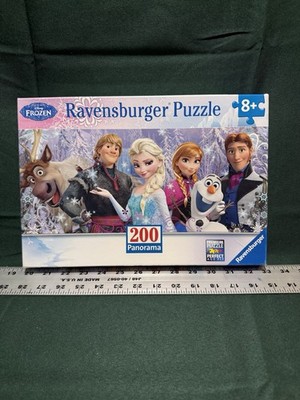 Ravensburger Frozen Panorama 200 Piece Jigsaw Puzzle 19x14 Ages 8+ Complete
