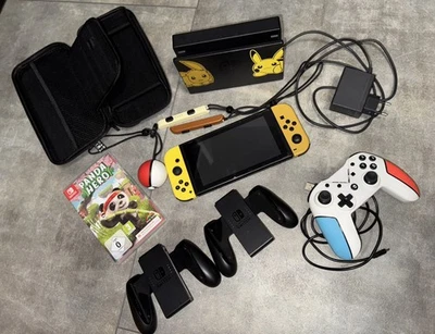XXL Nintendo Switch Pokémon Let's Go, Evoli Pikachu! Limited Edition Konsole Zub - Bild 1 von 3