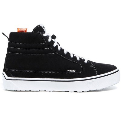 TCX STREET 3 SCHWARZ WEISS URBAN SNEAKER STYLED KURZ MOTORRAD MOTORRADSTIEFEL