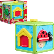 Cocomelon 6-Inch Busy Block, Educational and Early Learning Activity Cube, Kids 