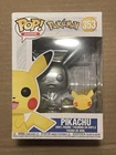 Funko Pop Pokémon PIKACHU SILVER #353 Metallic 25th Anniversary NEW IN BOX