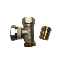 Honeywell V2040DSL20 3/4" High Capacity Thermostatic Radiator Valve, Angle