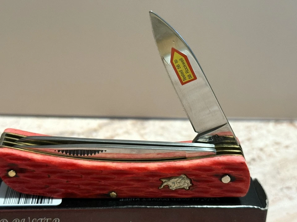 BULL DOG MARCA HUESO ROJO OSCURO PLANTILLA 3 HOJAS SOD BUSTER (CHINA) BDG-173DRJB Foto 4 de 4