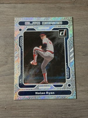 2023 PANINI DONRUSS ELITE SERIES RAPTURE FOIL NOLAN RYAN INSERT #E7 ANGELS