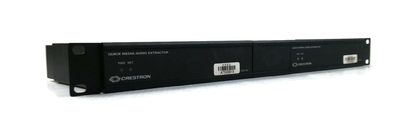 Lot Of 2 Crestron QM-AE Quick Media Audio Extractor With Rack Shelf 