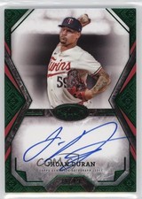 2025 Topps Tier One Talent Green Foil /49 Jhoan Duran #TOTA-JD Auto 15g5