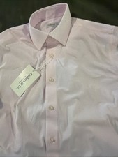 NWT Collars  Co Apex Performance Dress Shirt Small Solid Pink Long Sleeve  119
