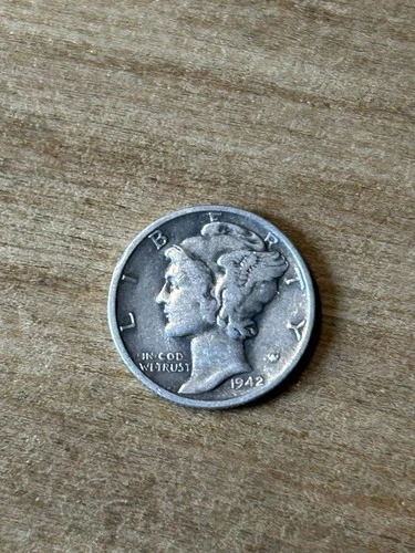 1942S Mercury Dime VF