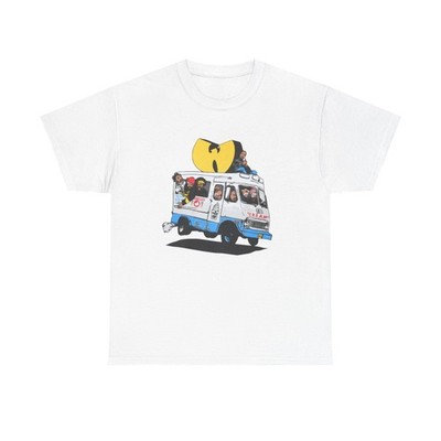 Wu Tang T-shirt CREAM vintage retro Hip Hop classic New York Heavy Cotton Tee