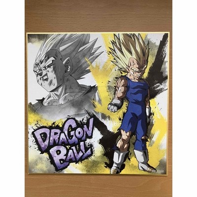 Dragon Ball Z Vegeta Demon God Color Paper Akira Toriyama Used