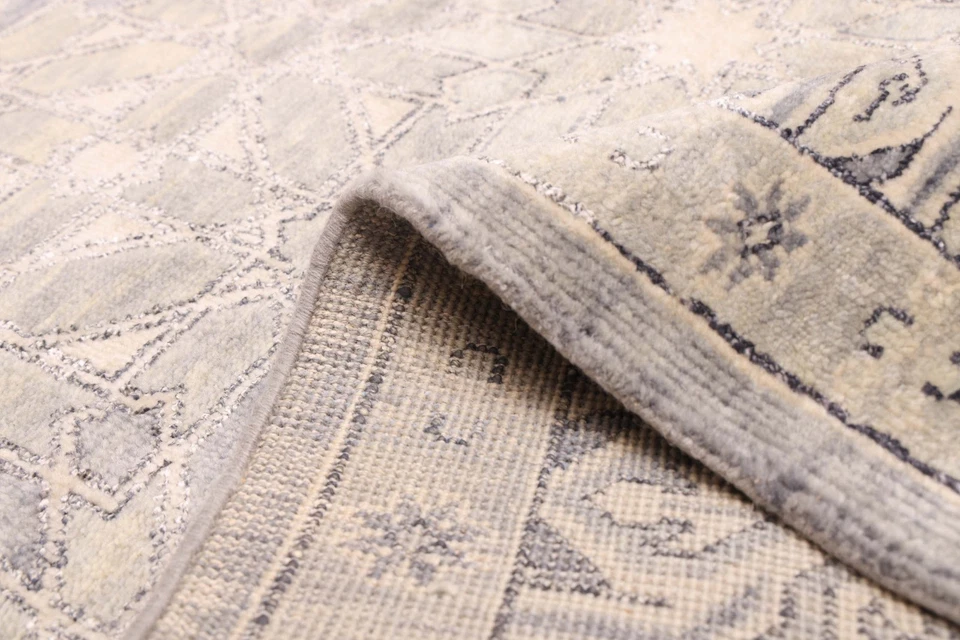 Alfombra tradicional oriental anudada a mano 7'11" x 10'0" Foto 4 de 4