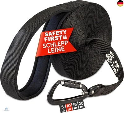 HUND IST KNIG HUND IST KÖNIG Schleppleine für Hunde 12-70kg - 10m Lange robuste Hundeleine m