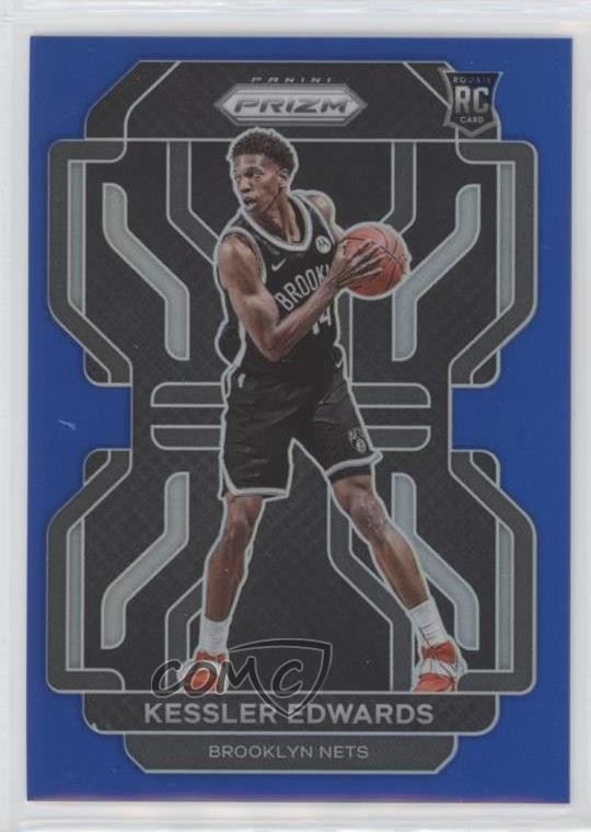 2021-22 Panini Prizm Blue Prizm /199 Kessler Edwards #284 Rookie RC