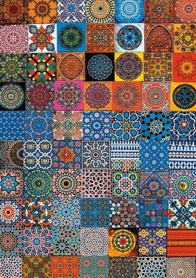Puzzle (1000 T.) Farbenfrohe Kollage (Piatnik) NEU/OVP