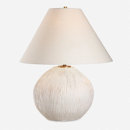 Uttermost Meryl 1 Light Aged White Table Lamp - 30490 - Picture 1 of 1