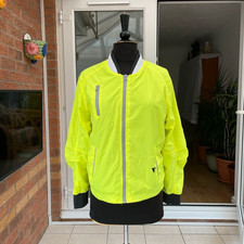 Sport Fluorescent Neon Yellow Hi Viz Women’s Sports Jacket Small