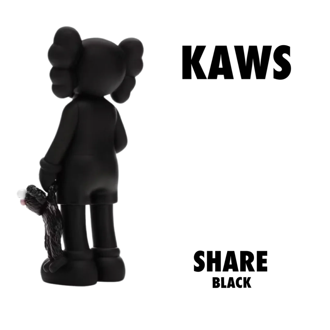 KAWS Share Vinyl Figure Black | eBay