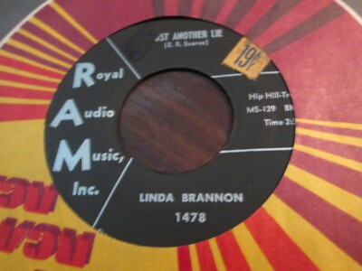Linda Brannon   Just Another Lie / Wherever You Are     orig 1958
