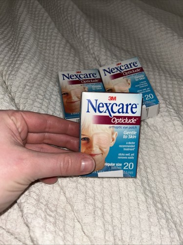 3 Pack Opticlude Eye Patch Regular Size Nexcare - 20 Pcs each - Picture 3 of 13