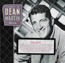 DEAN MARTIN - THATS AMORE / BEST OF DEAN MARTIN - CAPITOL - PROMO CD - 20 TRACKS