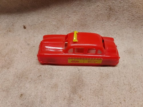 THOMAS TAXI RED ALL ORIGINAL DOOR DECALS EXCELLENT CONDITION