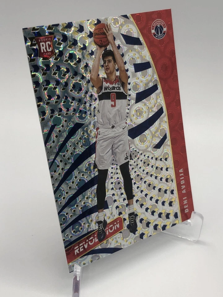 2020-21 PANINI REVOLUTION DENI AVDIJA GROOVE PARALLEL ROOKIE CARD RC #119  - Image 3 of 4