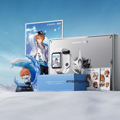 Genshin Impact co-branded Mi 8pro smartwatch +Tartaglia Figurines+ gift box