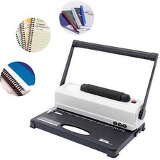 A4 Electric Single Coil Binding Machine Snake Circle Hole Punch Binding Machine