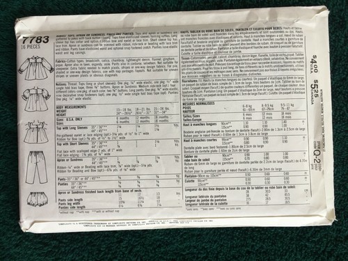 Simplicity Patterns ~ All Baby Patterns are Size 21-24 LBS ~ ~ ~ Listing 5431 - Imagen 5 de 7