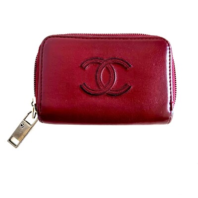 Chanel Zip Around Card Coin Holder Wallet Series 26 2018-2019