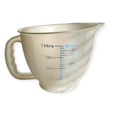 Vintage Tupperware 1977 Mix N Store Measuring Pitcher Bowl 4 Cup 1288-6 No Lid