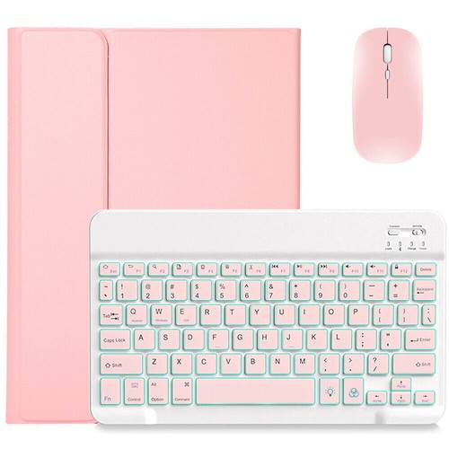 Smart Case Cover Hintergrundbeleuchtung Tastatur Maus für iPad 7/8/9/10. Gen Pro 11 Air 5 4 3 - Bild 22 von 54