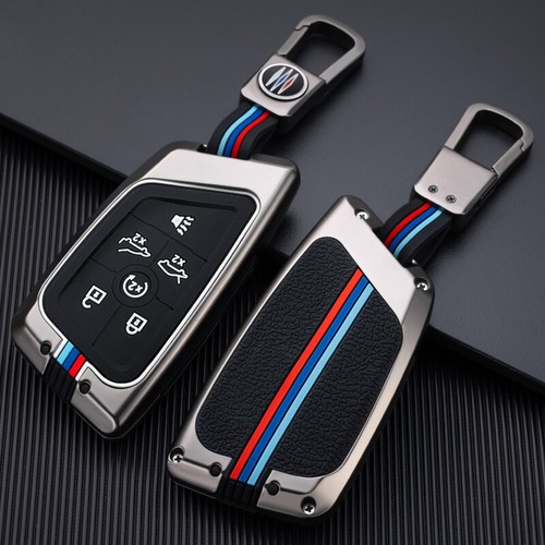 Zinc Alloy Car Key Fob Case Cover For 2020-2024 CORVETTE C8 Z51 1LT 2LT 3LT Z06 - Picture 18 of 21