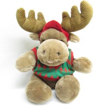 Commonwealth Moose Plush Christmas Sweater Hat